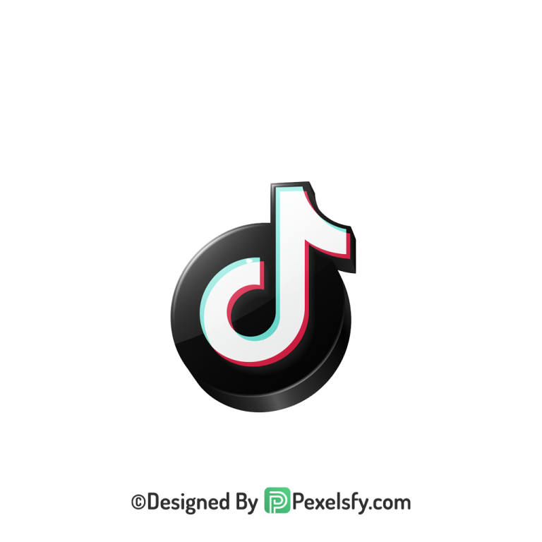 TikTok Logo PNG Transparent Premium Quality, social