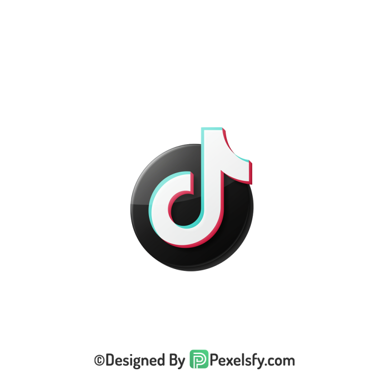 TikTok Logo PNG Transparent Soft Background, social