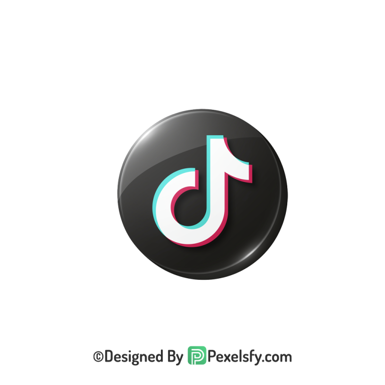 TikTok Logo PNG Transparent Editable Art, social