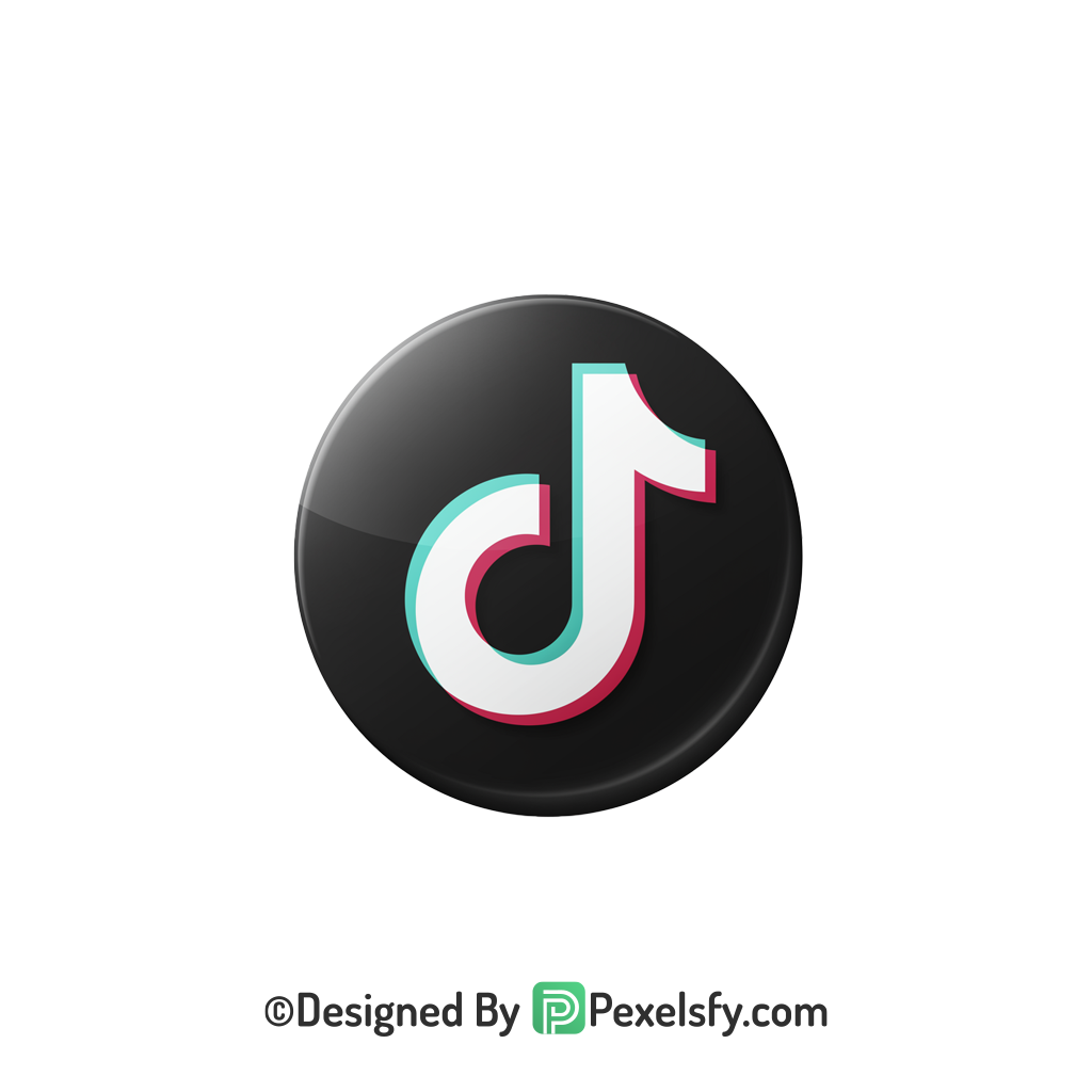 TikTok Logo PNG Transparent 4K Resolution, social