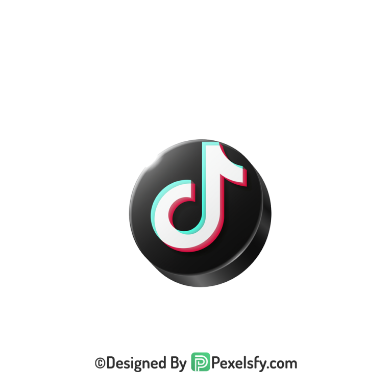TikTok Logo PNG Transparent Sharp Icon, social