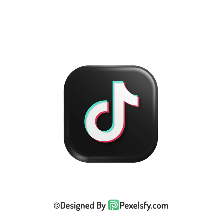 TikTok Logo PNG Transparent Vibrant Icon, social