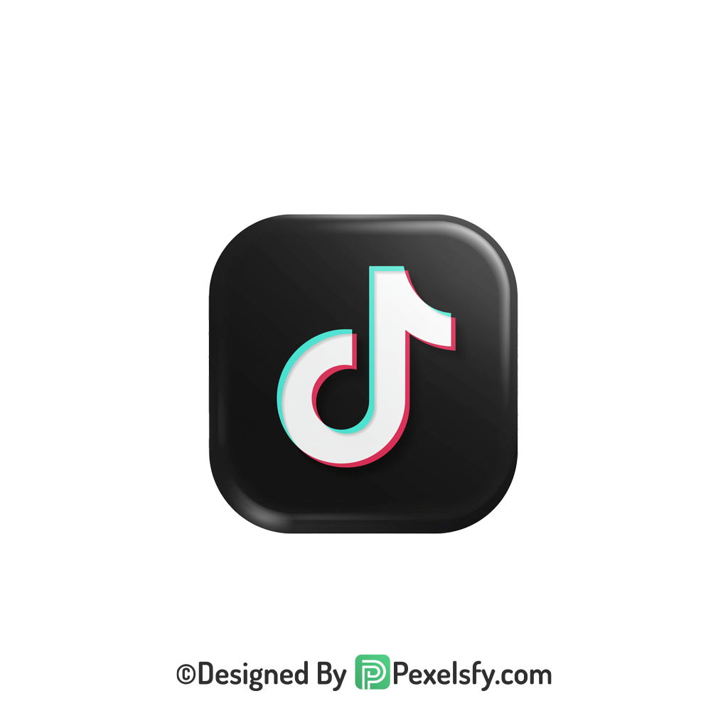 TikTok Logo PNG Transparent Vibrant Icon, social