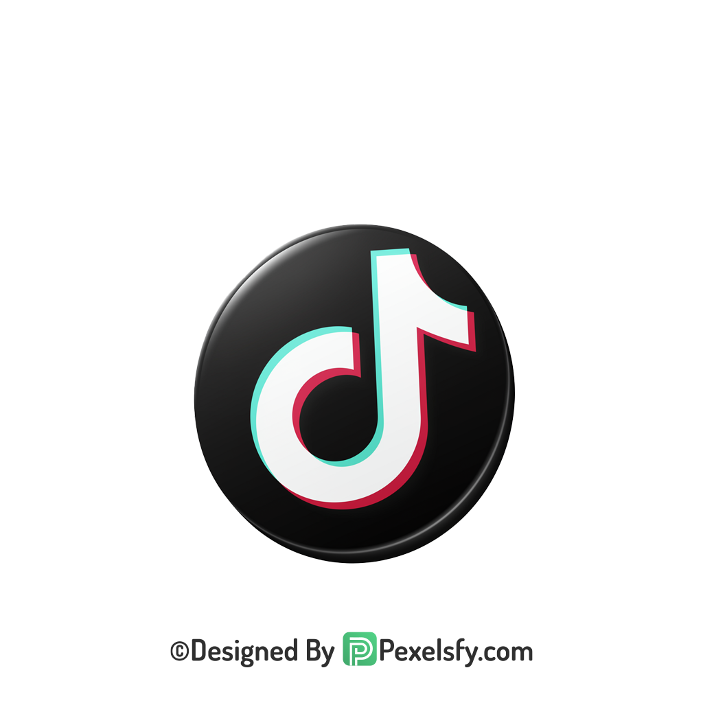 TikTok Logo PNG Transparent Free Graphic, social