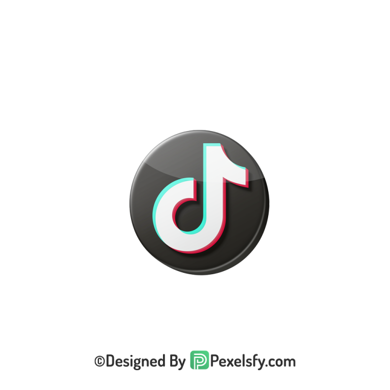 TikTok Logo PNG Transparent Editable Graphic, social