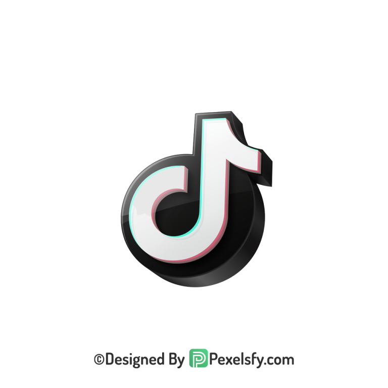 TikTok Logo PNG Transparent Logo Template, social