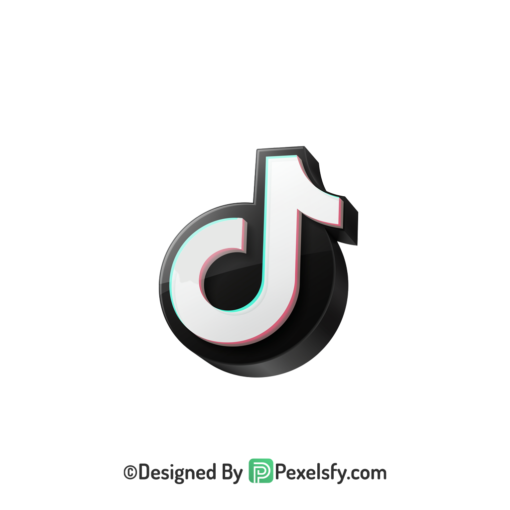 TikTok Logo PNG Transparent Logo Template, social