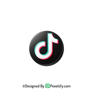 TikTok Logo PNG Transparent Sharp Art, social