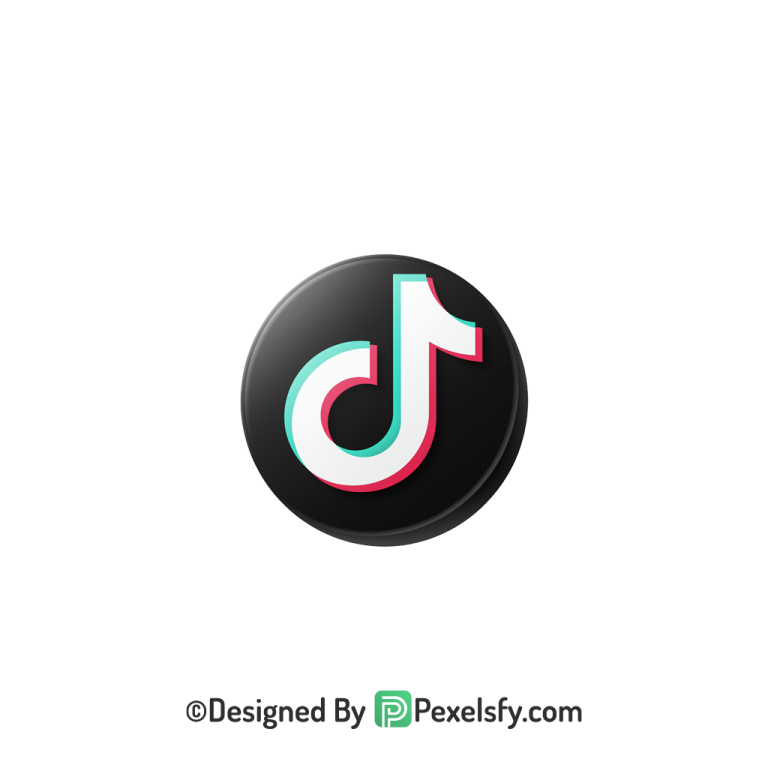 TikTok Logo PNG Transparent Sharp Art, social