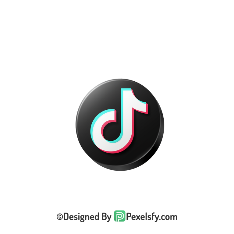TikTok Logo PNG Transparent Clean Design, social