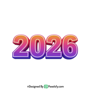 3d 2026 png editable high resolution, transparent