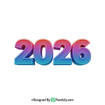 3d 2026 png glowing light design, transparent