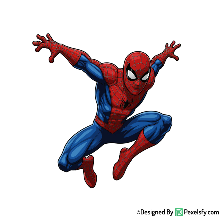 Homem aranha png diseño vectorial claro, fondo