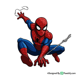 Homem aranha png editable sin fondo, fondo