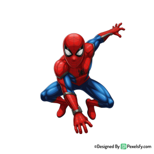 Homem aranha png con estilo juvenil, fondo