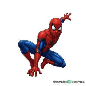 Homem aranha png para material escolar, fondo