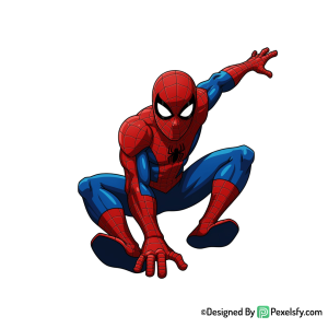 Homem aranha png con mirada seria, fondo
