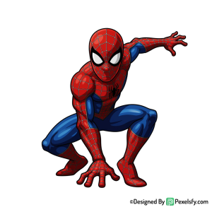 Homem aranha png de cuerpo entero, fondo