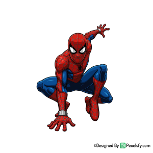 Homem aranha png versión cómica, fondo transparente