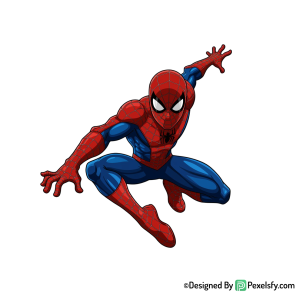 Homem aranha png estilo realista, fondo transparente