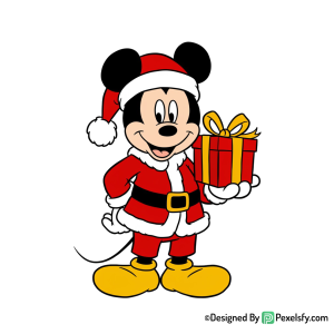 Mickeys érase una navidad png imágenes pack