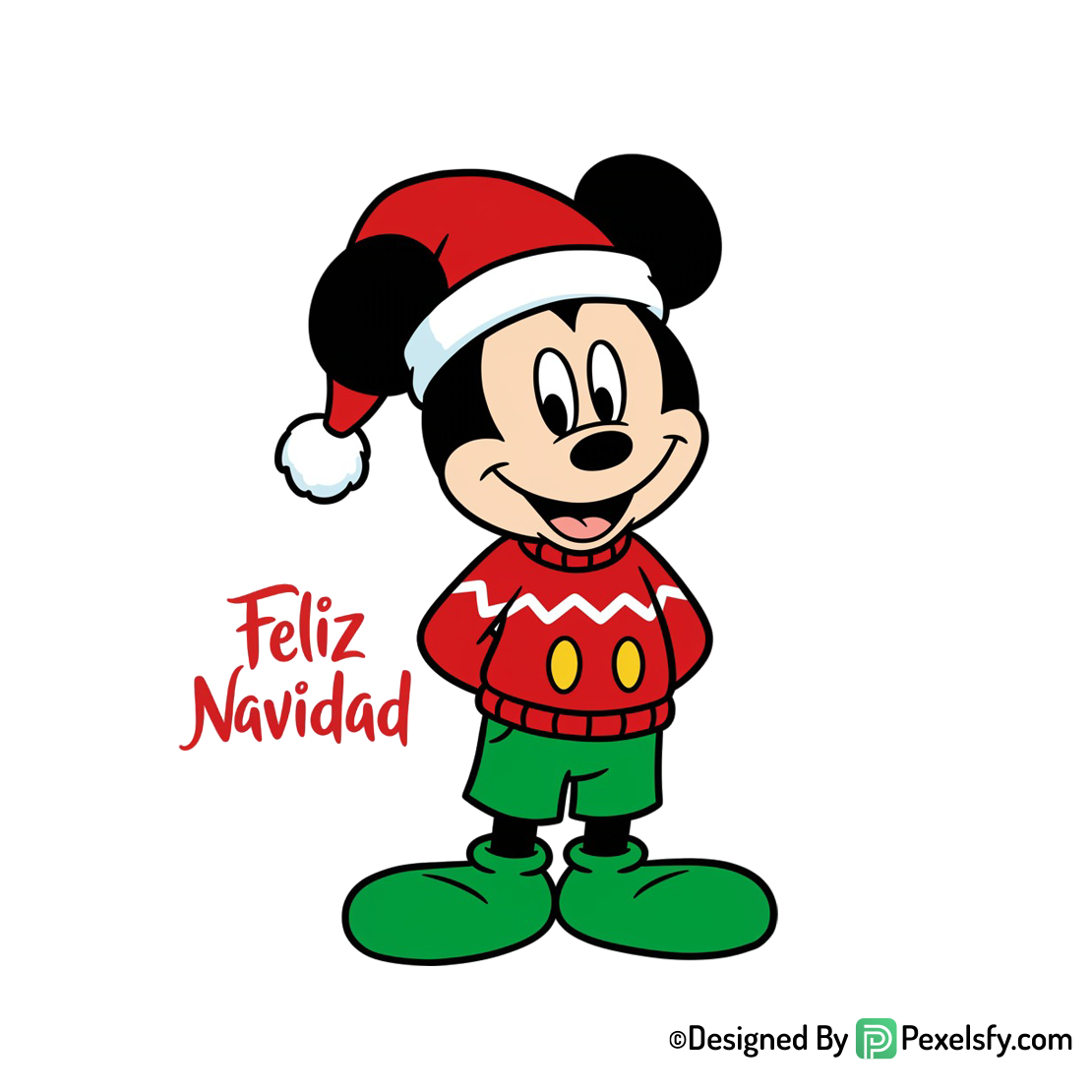 Mickeys érase una navidad png imágenes con