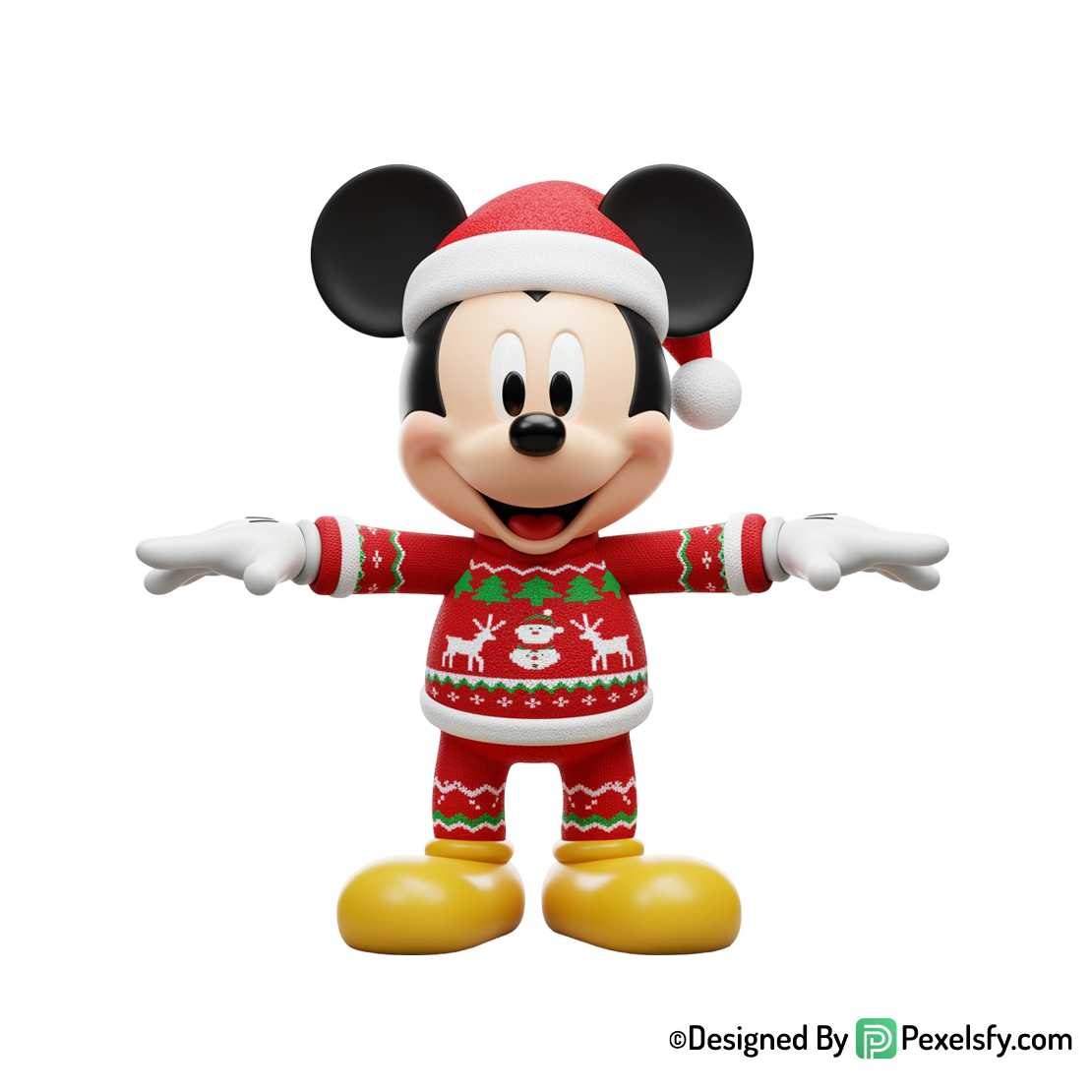 Mickeys érase una navidad png imágenes infantiles,