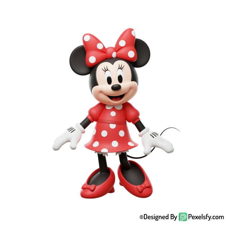 Minnie rosa, png con fondo transparente, fondo
