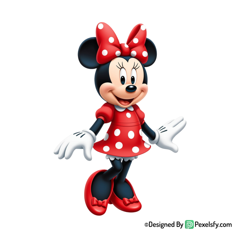 Minnie rosa, png para portadas infantiles, fondo