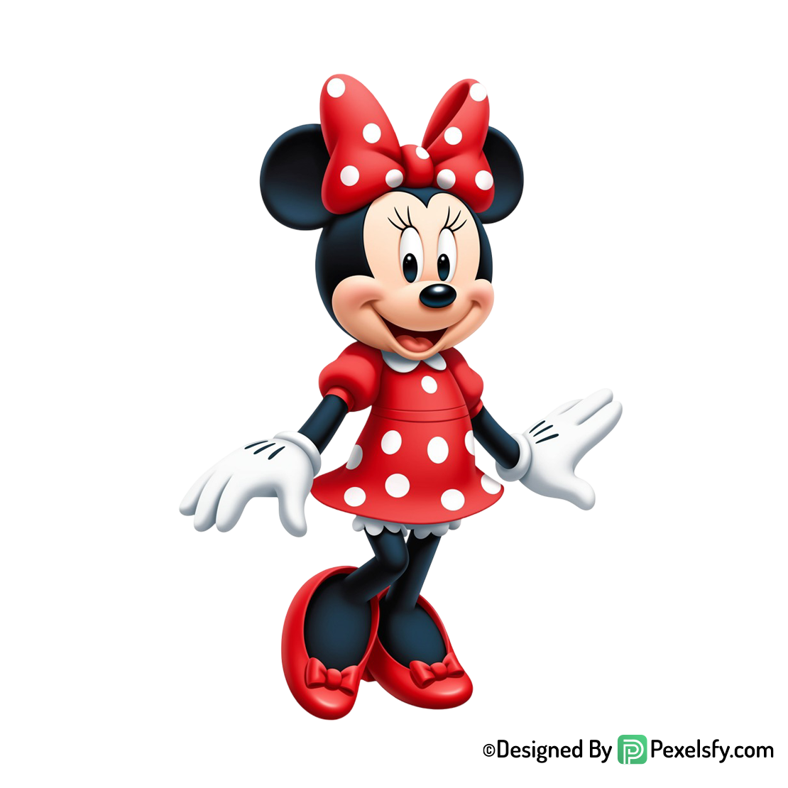 Minnie rosa, png para portadas infantiles, fondo