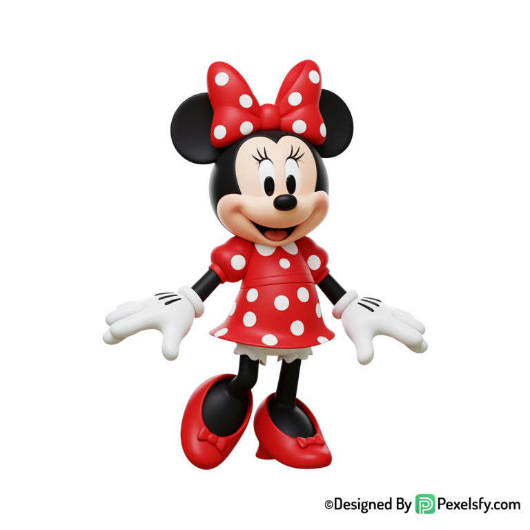 Minnie rosa, png para invitaciones digitales, fondo