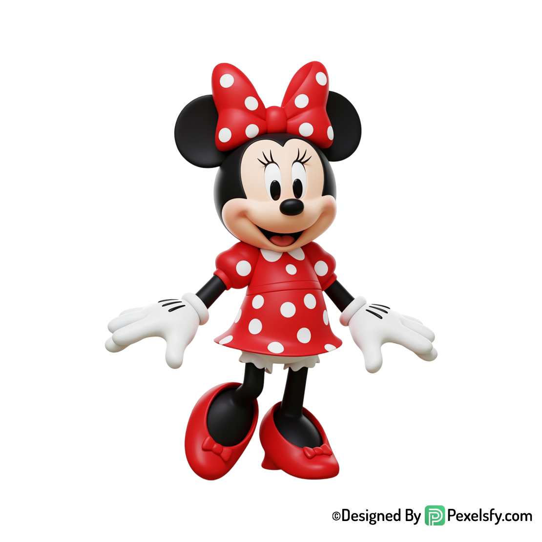 Minnie rosa, png para invitaciones digitales, fondo