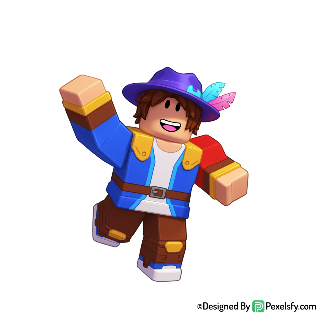 Roblox png image con fondo blanco, fondo