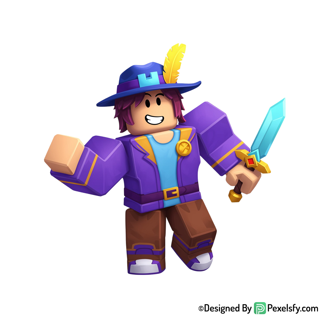 Roblox png image con personajes diferentes, fondo