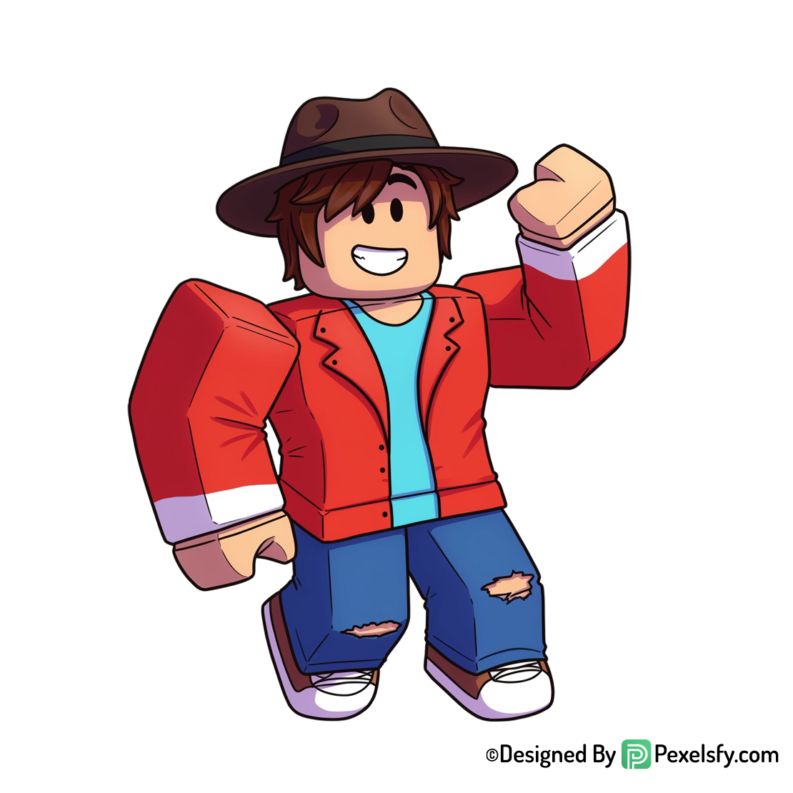 Roblox png image ideal para stickers, fondo