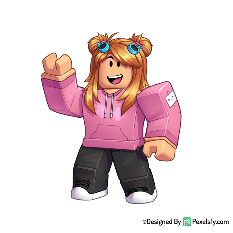 Roblox png image con personajes famosos, fondo