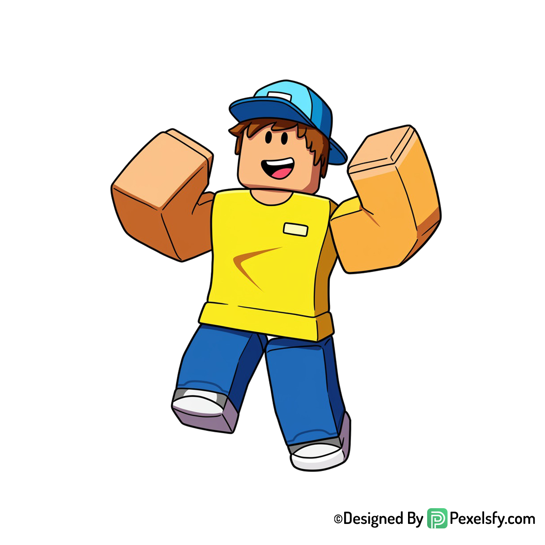 Roblox png image con estilo creativo, fondo