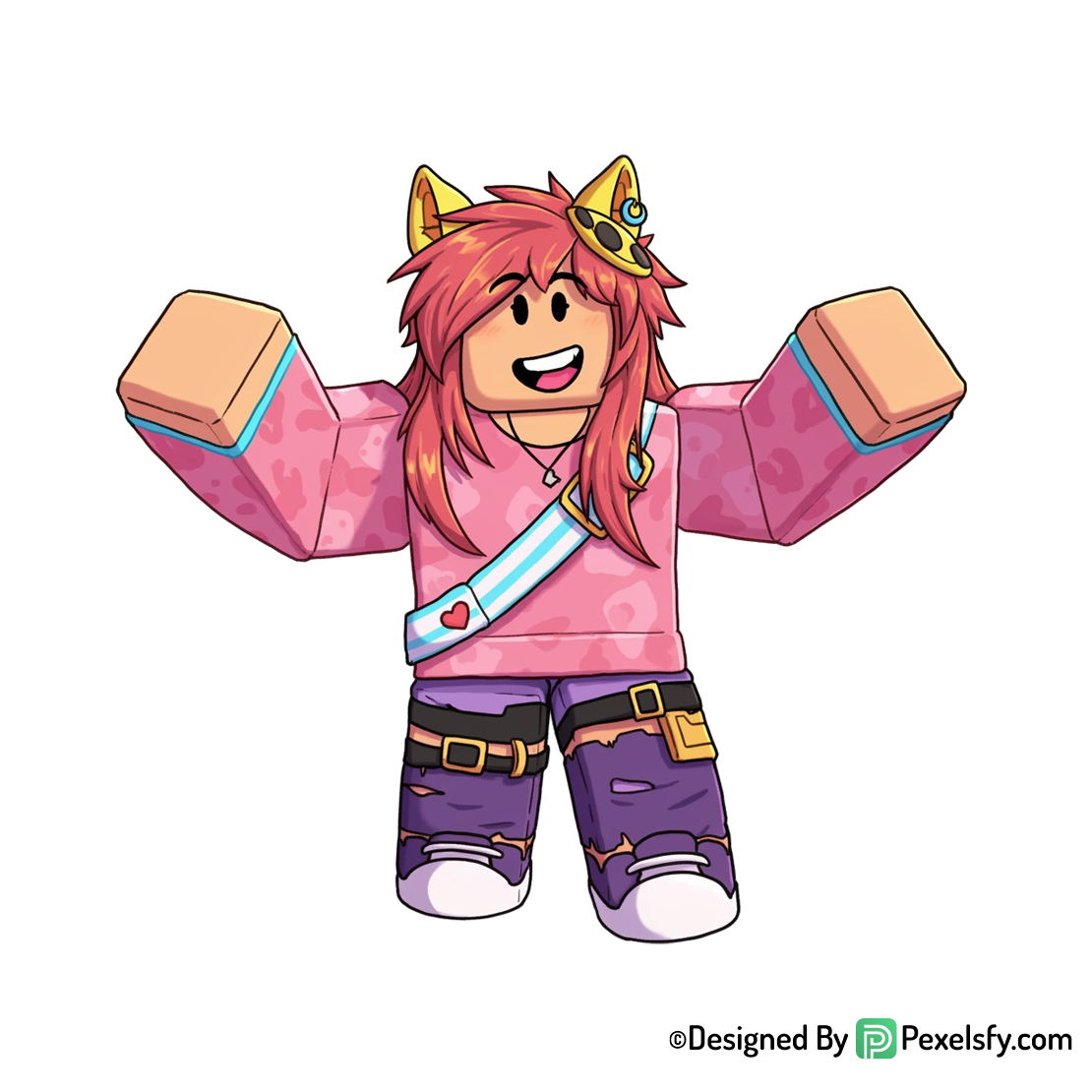Roblox png image para camisetas personalizadas, fondo