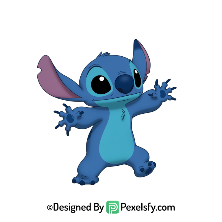 Stitch png imágenes para álbum infantil, fondo