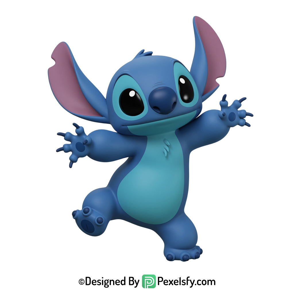 Stitch png imágenes listas para imprimir, fondo