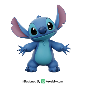 Stitch png imágenes estilo kawaii, fondo transparente