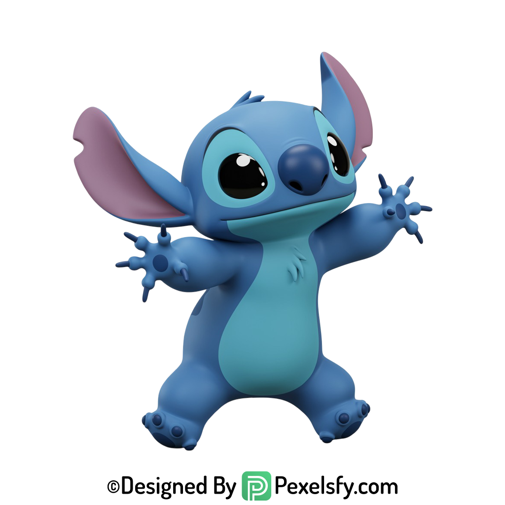 Stitch png imágenes para diseño infantil, fondo