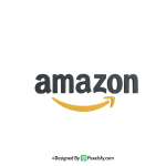 3D Amazon Logo PNG Design Element,transparent background