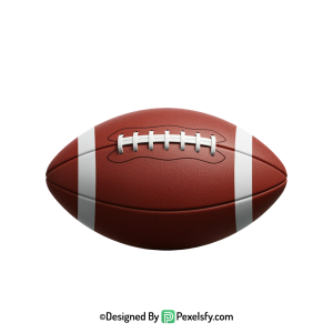 American Football PNG Cartoon Style, transparent background