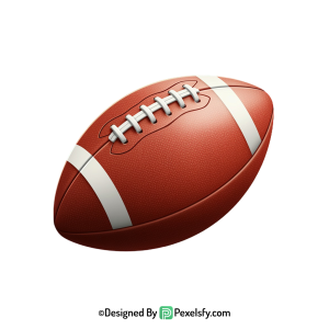 American Football PNG for Sports, transparent background