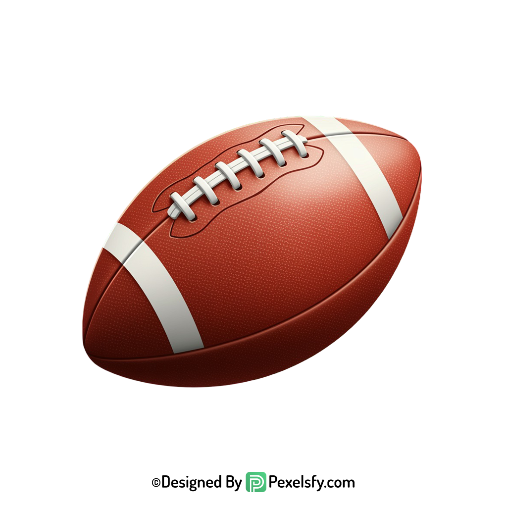 American Football PNG for Sports, transparent background