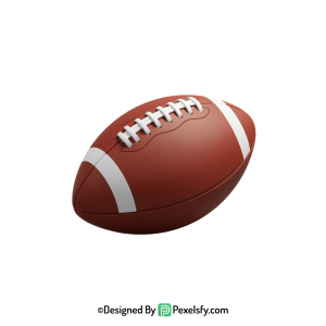 American Football PNG for Crafts, transparent background
