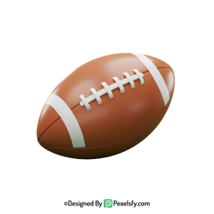 American Football PNG for Social Media, transparent