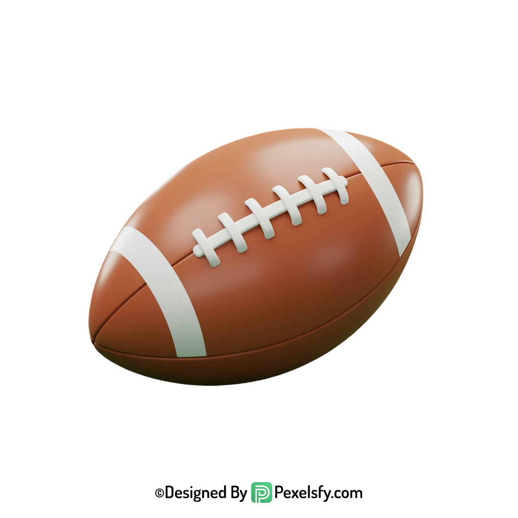 American Football PNG for Social Media, transparent