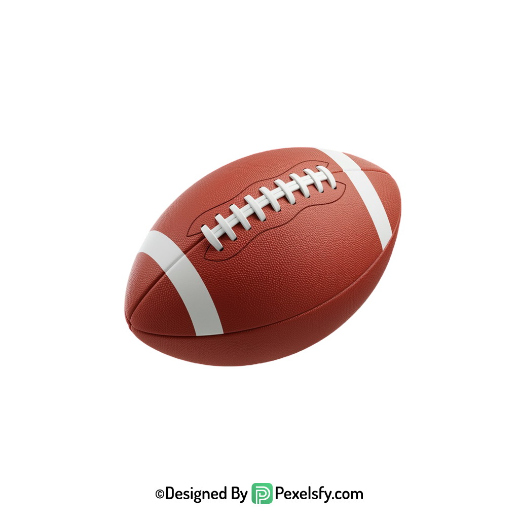 American Football PNG for Branding, transparent background